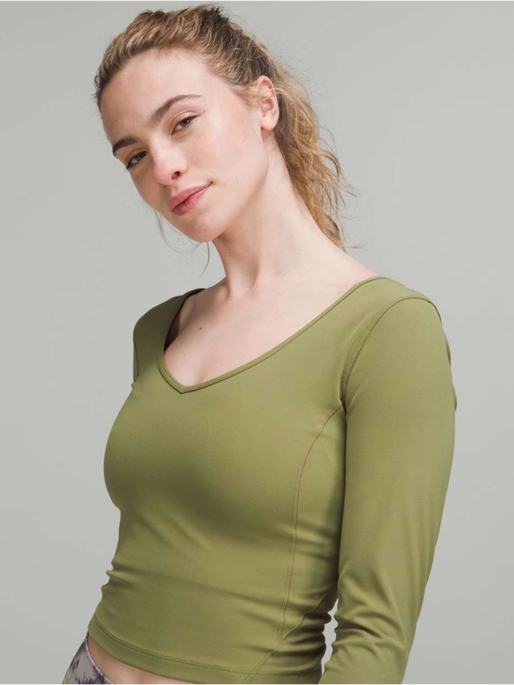 Lululemon Align Long Sleeve Shirt in Bronze Green - Picture 3 of 7